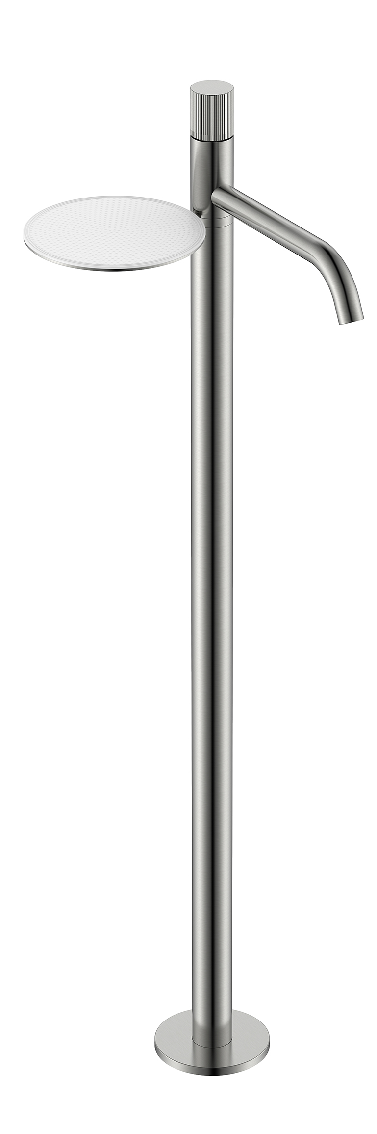 Смеситель напольный Boheme Stick 120-NB.3, никель