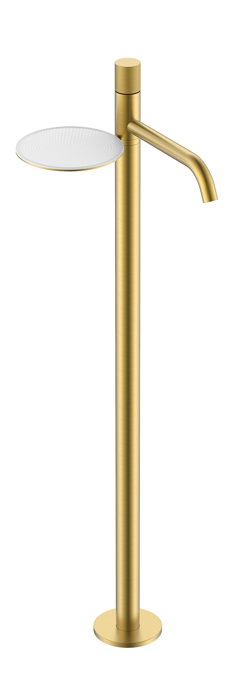 Смеситель напольный Boheme Stick 120-MG.4, золото