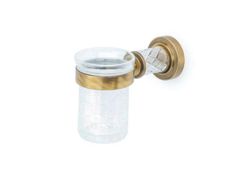 Стакан для ванной Boheme Murano Cristal 10904-CRST-BR, бронза