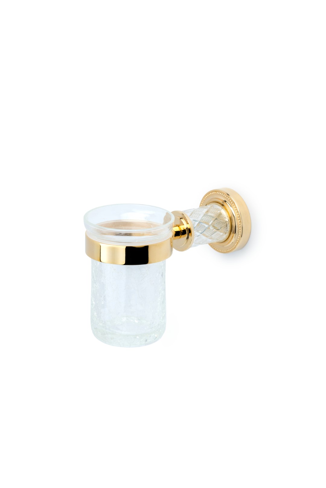 Стакан для ванной Boheme Murano Cristal 10904-CRST-G, золото