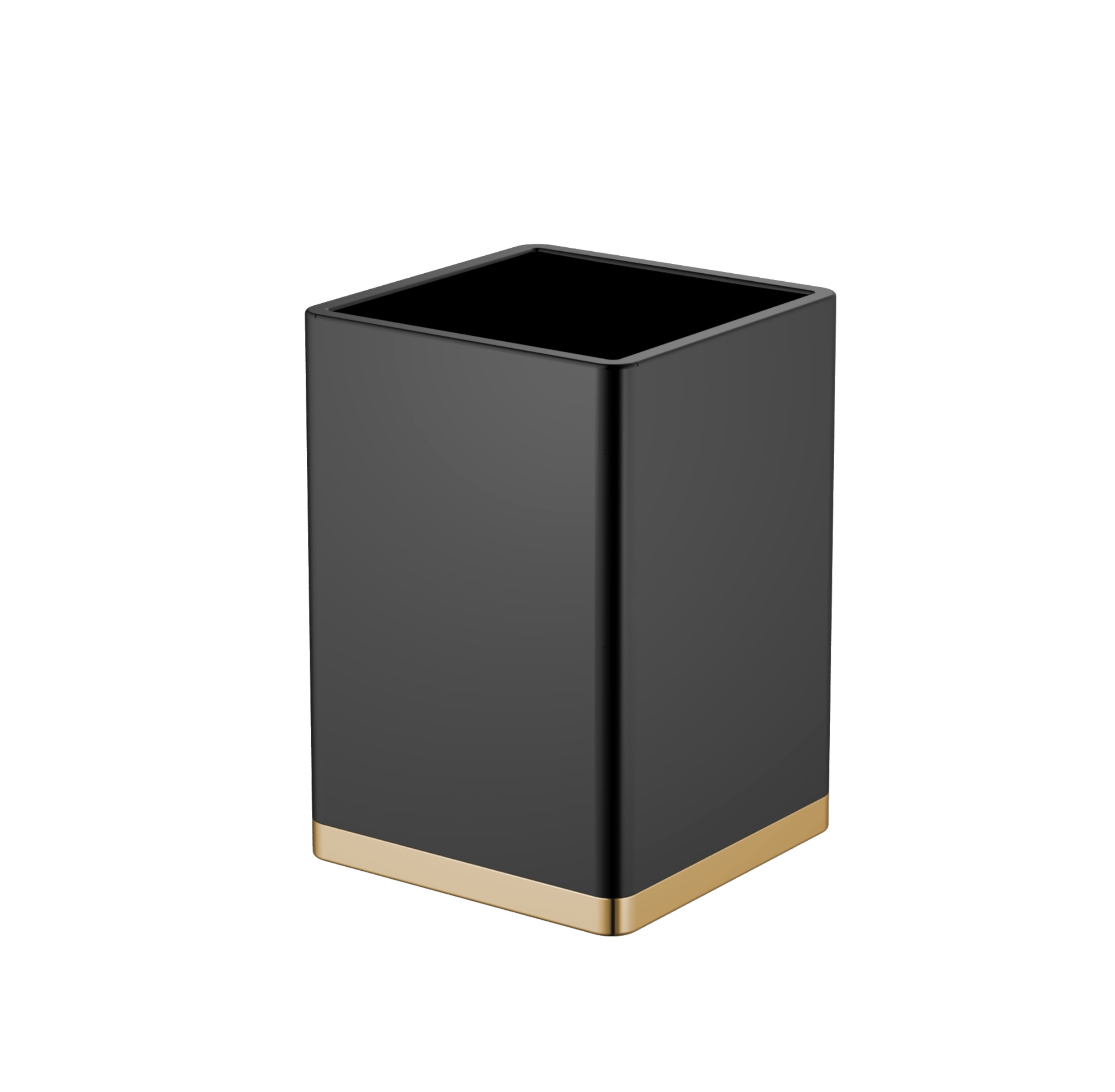Стакан для ванной Boheme Qubic 10961-B-G, золото