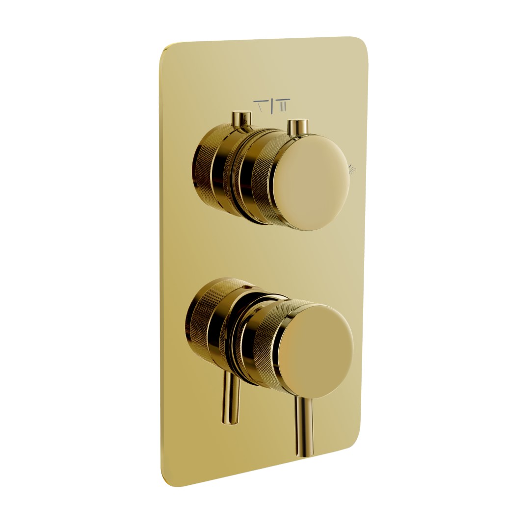 Смеситель для ванны и душа Boheme Cell 135-2-G, золото