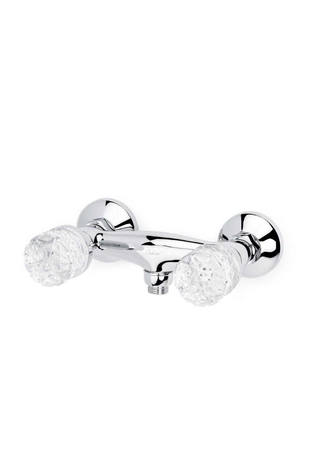 Смеситель для душа Boheme Crystal 274-CRST, хром