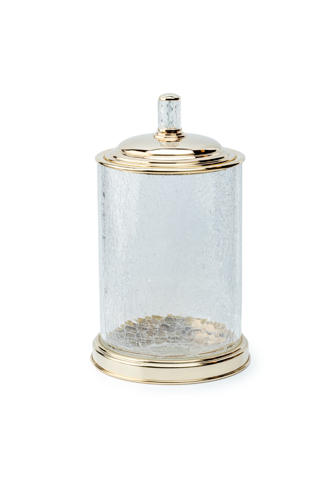 Ведро для мусора Boheme Murano Cristal 10914-CRST-G, золото