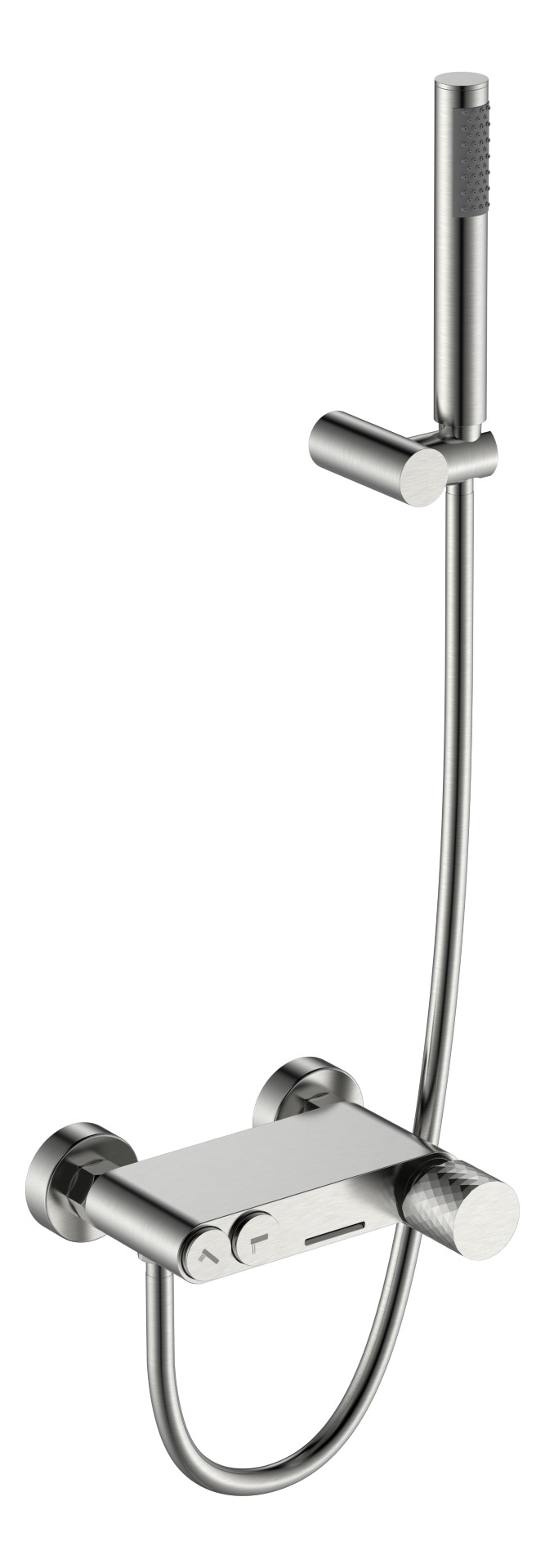Смеситель для ванны Boheme Stick 123-NB, никель