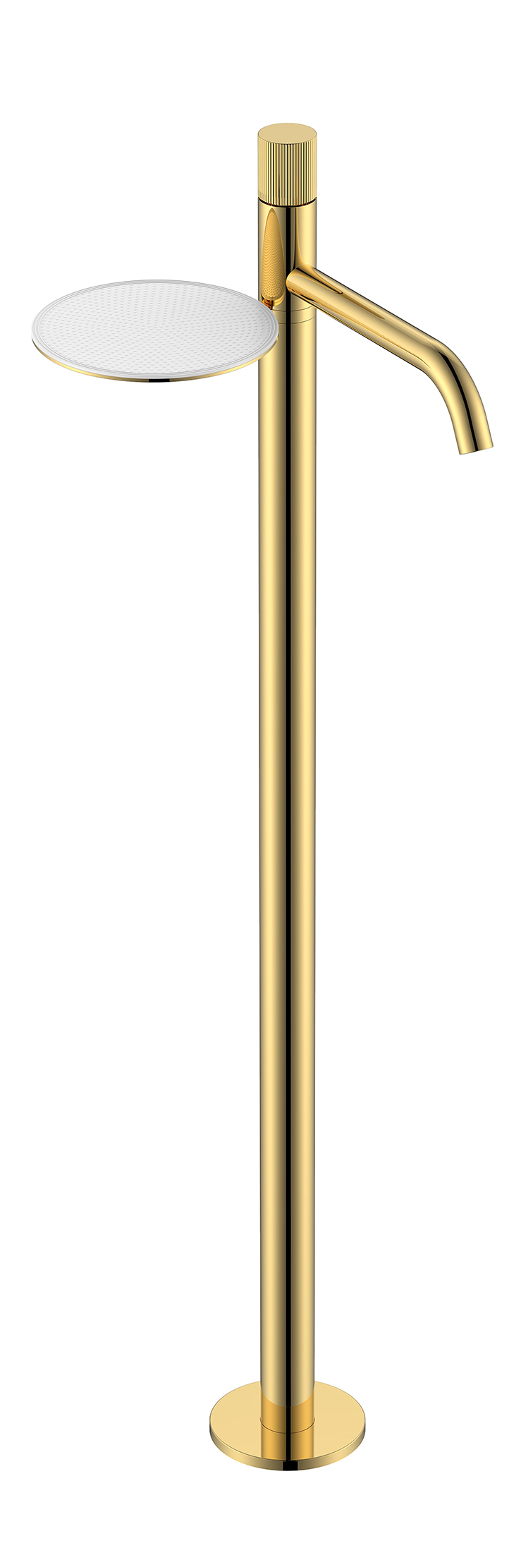 Смеситель напольный Boheme Stick 120-GG.3, золото