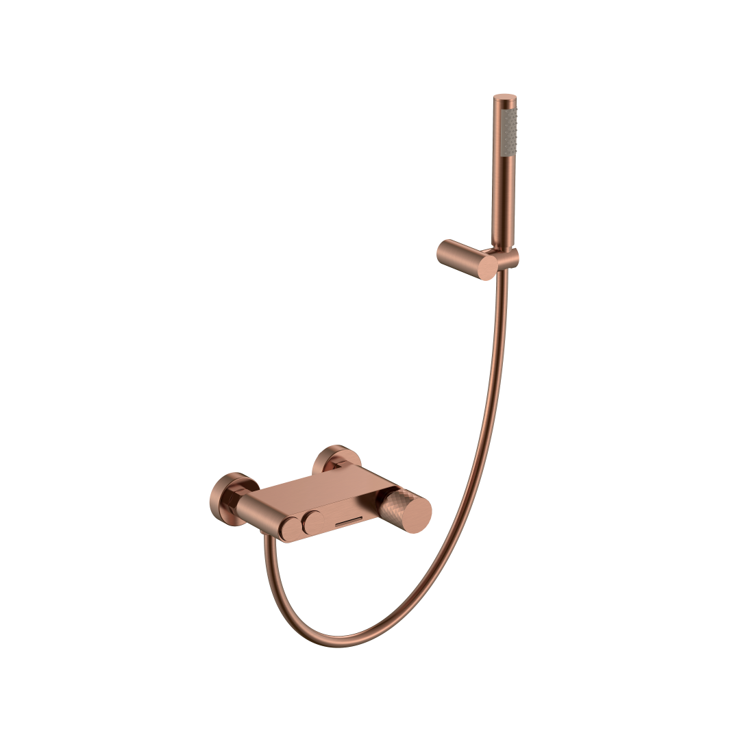 Смеситель для ванны Boheme Stick 123-CB, медь