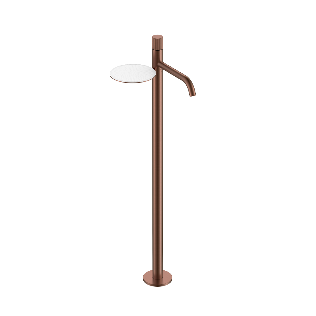 Смеситель напольный Boheme Stick 120-BRB.3, бронза