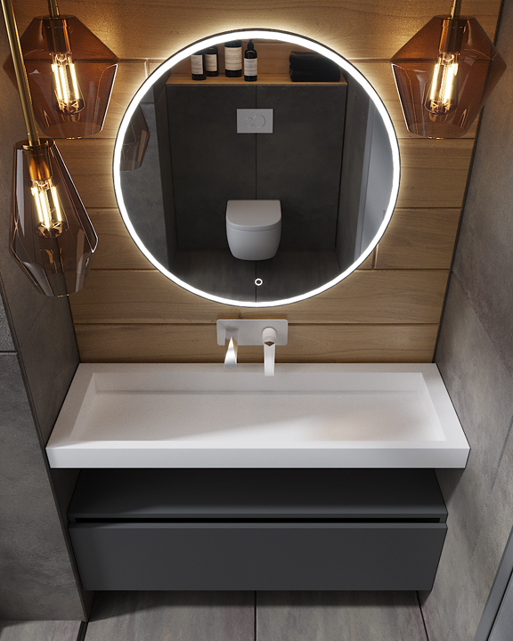 Раковина Armadi Art Flat 859-120-1, белый