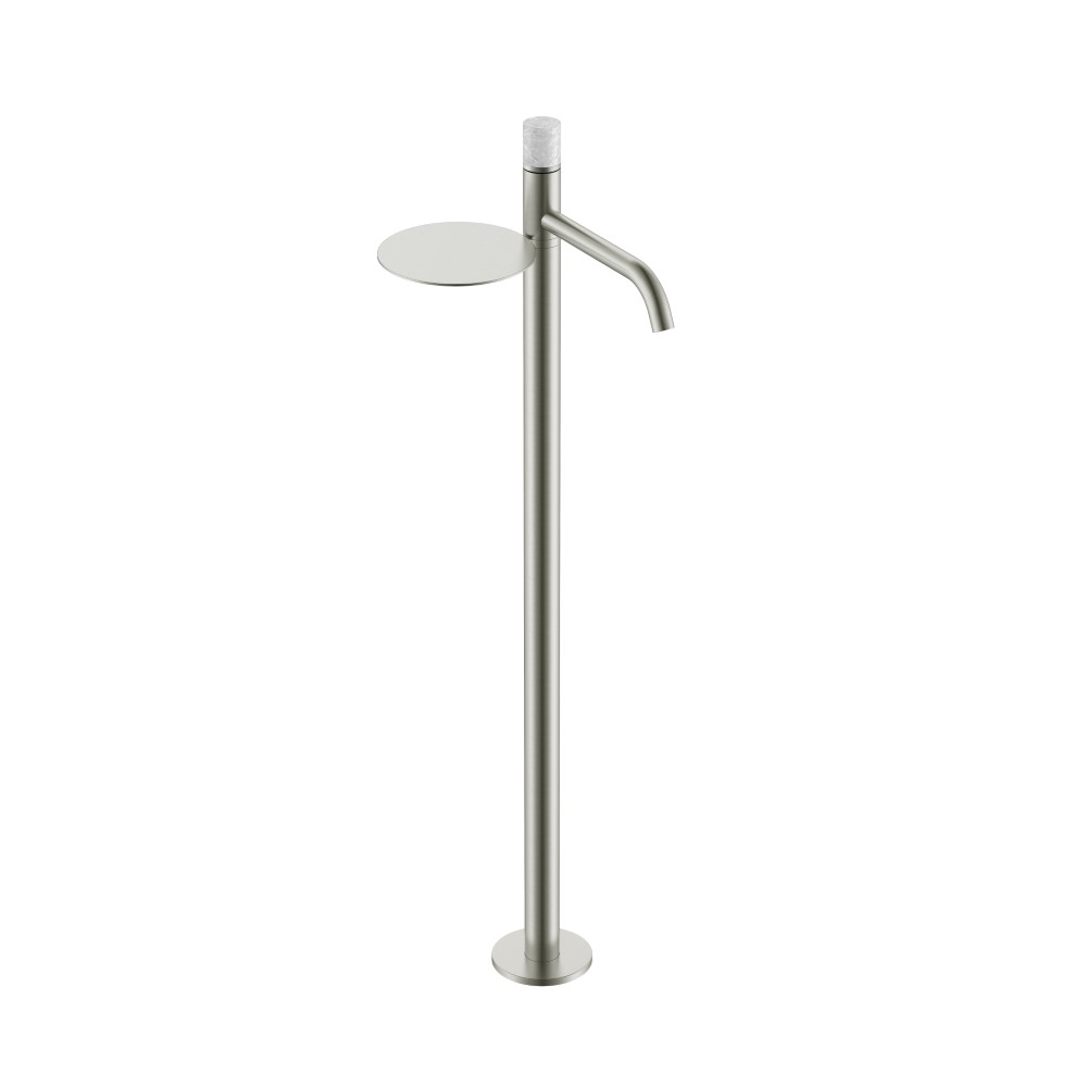 Смеситель напольный Boheme Stick 120-NB-MR-GR, никель