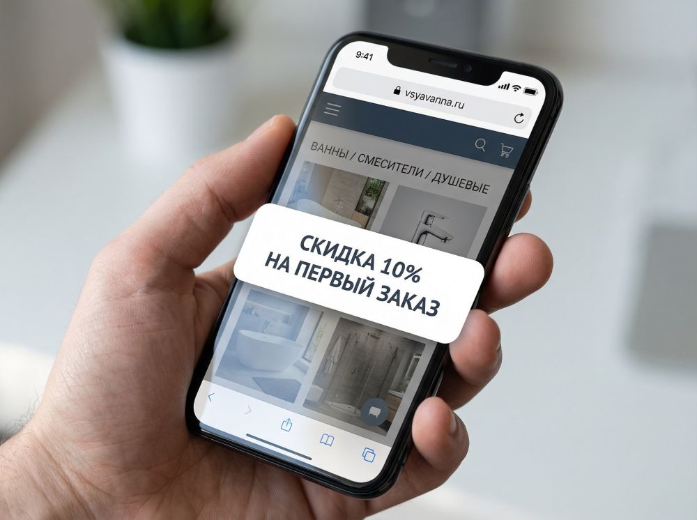 -10% на первый заказ