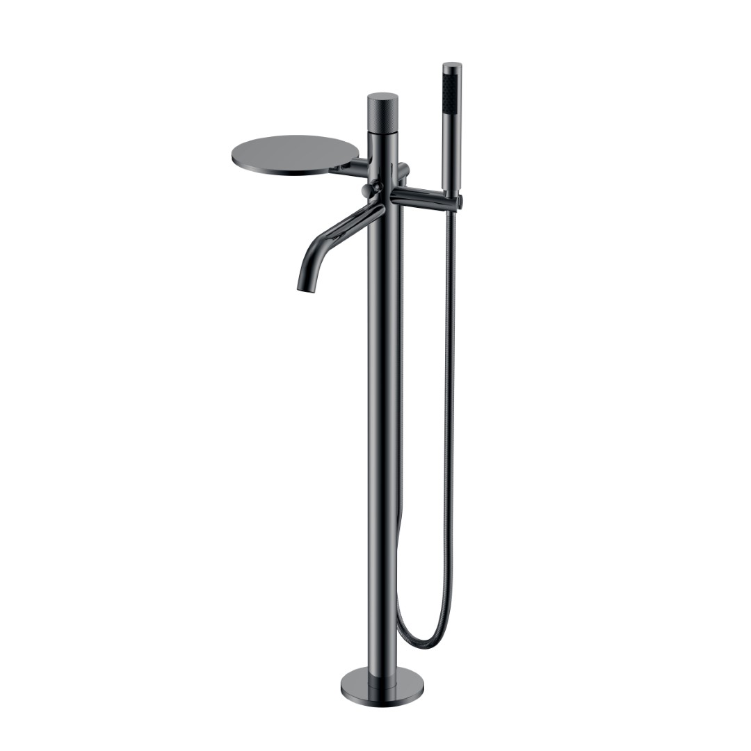 Смеситель для ванны Boheme Stick 129-SGM.4, графит