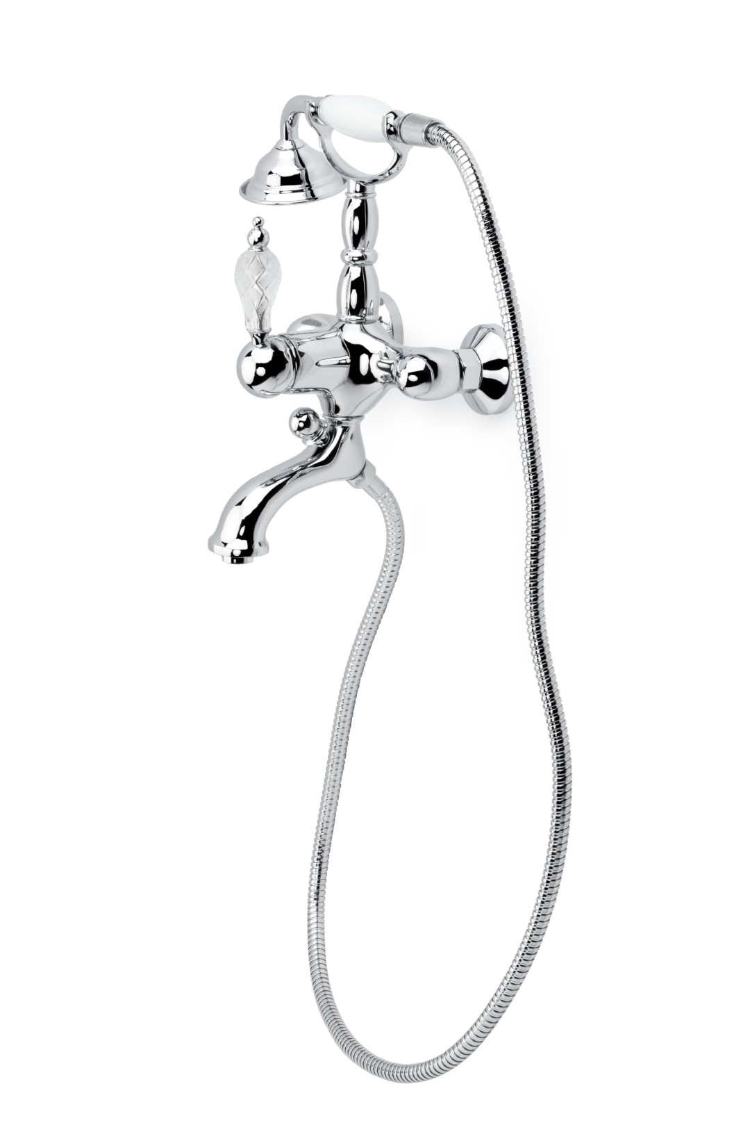 Смеситель для ванны Boheme Crystal 263-CRST, хром