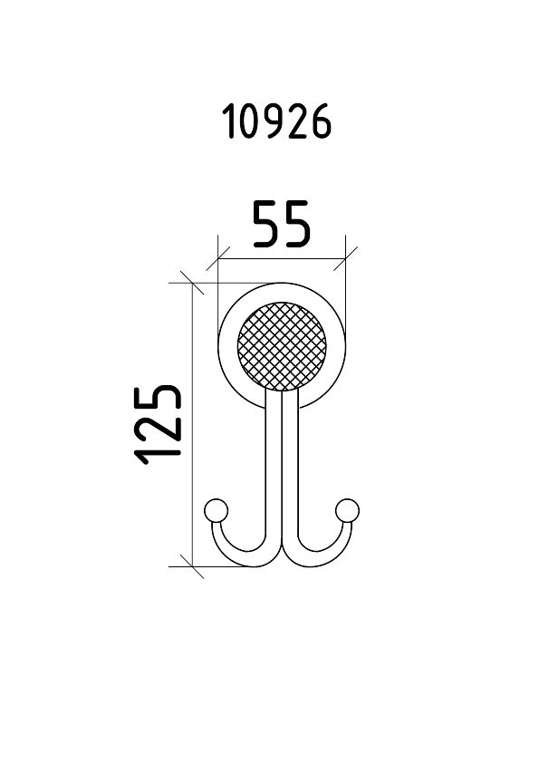 Крючок Boheme Royal Cristal 10926-G-B, золото