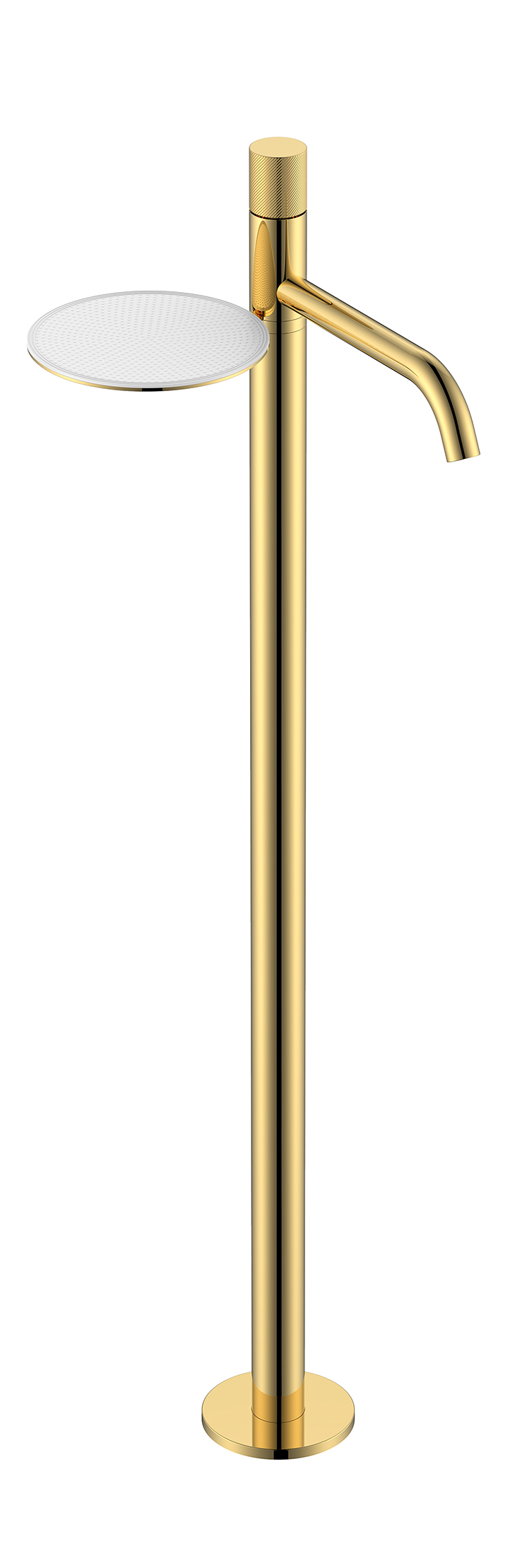 Смеситель напольный Boheme Stick 120-GG.4, золото