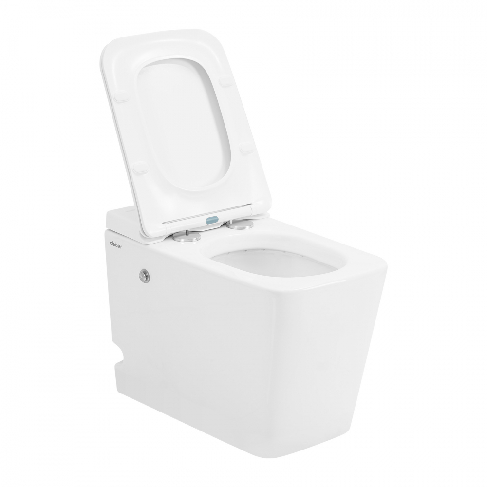 Унитаз Abber Rechteck AC1213P белый