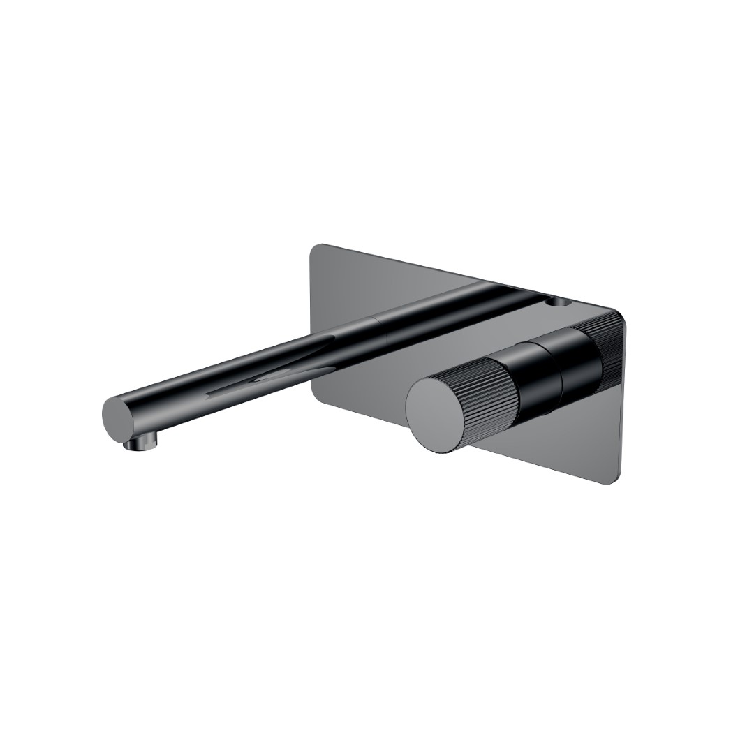 Смеситель для ванны и душа Boheme Stick 125-SGM.3, графит