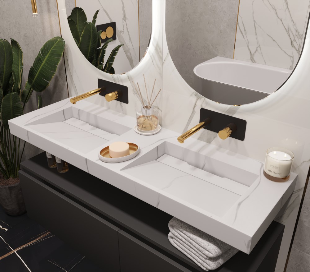 Раковина Armadi Art Flat 859-140-CLCT, белый