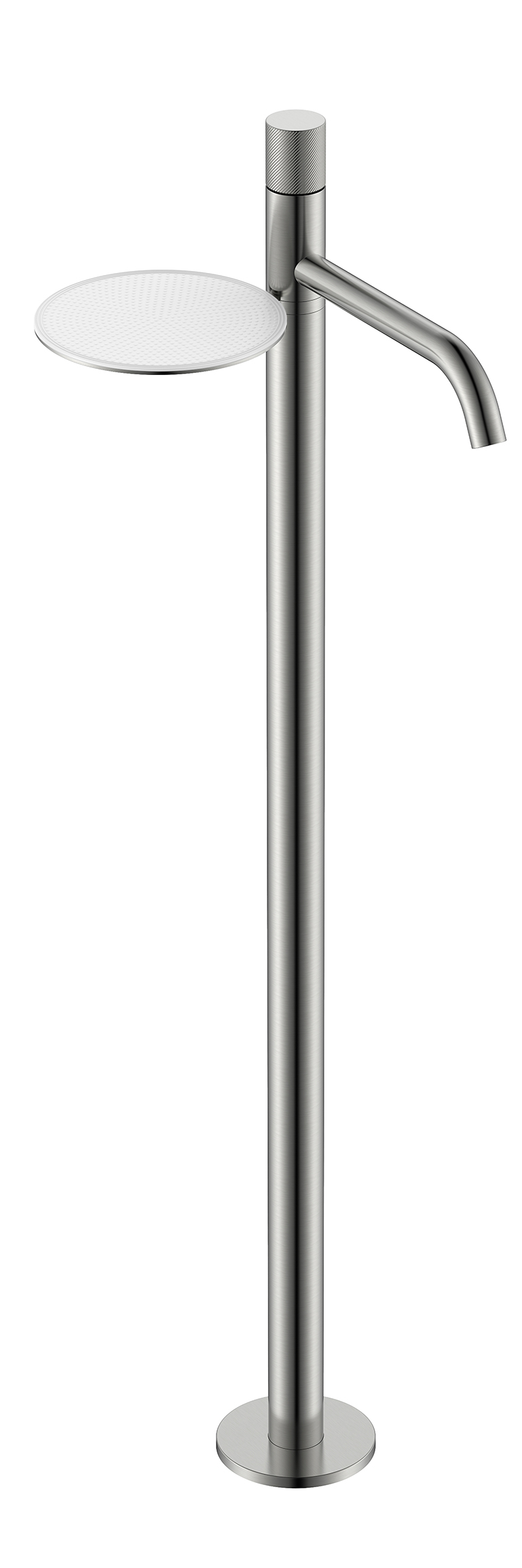Смеситель напольный Boheme Stick 120-NB.4, никель