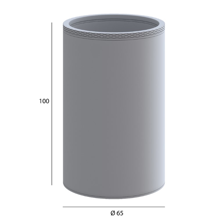 Стакан для ванной Boheme Uno 10982-CR, хром